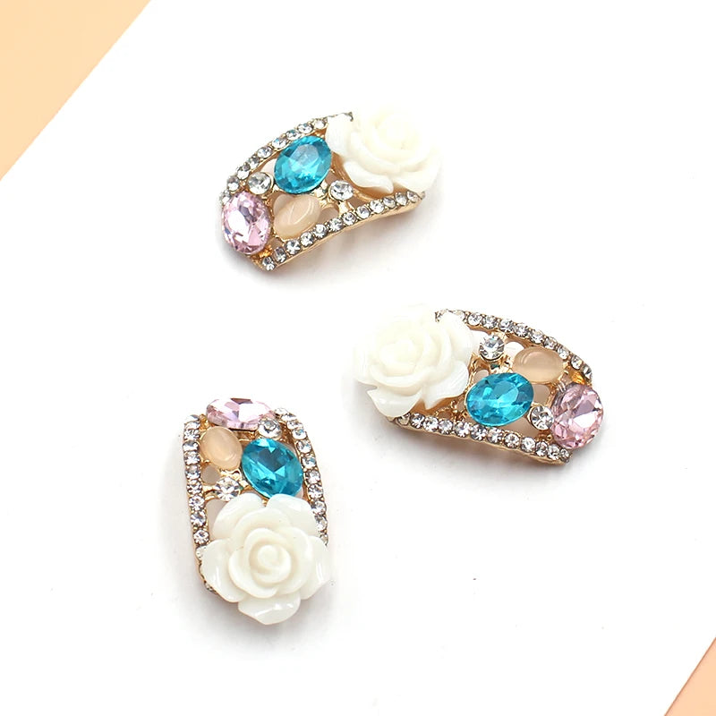 Alloy Rhinestone Pearl Jewelry Decorations Holiday Accessories