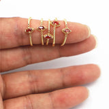Green Horse Eye Crystal Zircon Rings Party Wedding Jewelry Gift