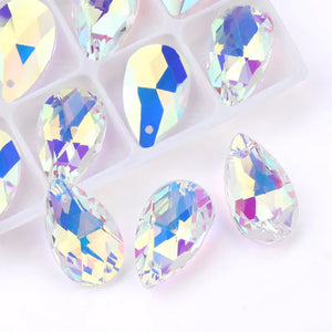 22mm 6106 Rhinestone Pendant Beads for DIY Jewelry 12pcs/lot