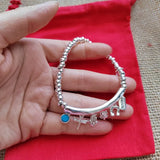 Electroplated 925 Silver Bracelet Women's Jewelry