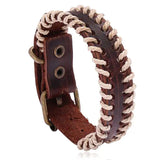 Vintage Leather Braided Bracelets Jewelry