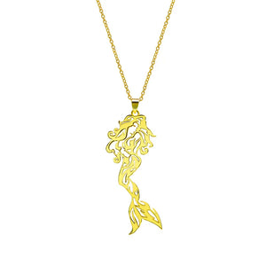 Senior Niche Silver and Mermaid Clavicle Necklace