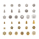 Tibetan Style Alloy Flower Bead Cone Antique Bead Caps 320pcs/box