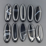 6Pcs Agate Necklace Pendants Reiki Charms Jewelry Accessories