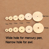 Leather Craft Tools 6 Pcs Brass Space Set DIY Hand Craft Tools