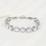 Charming Zirconia Bracelet Multicolors Choice Women Noble Jewelry