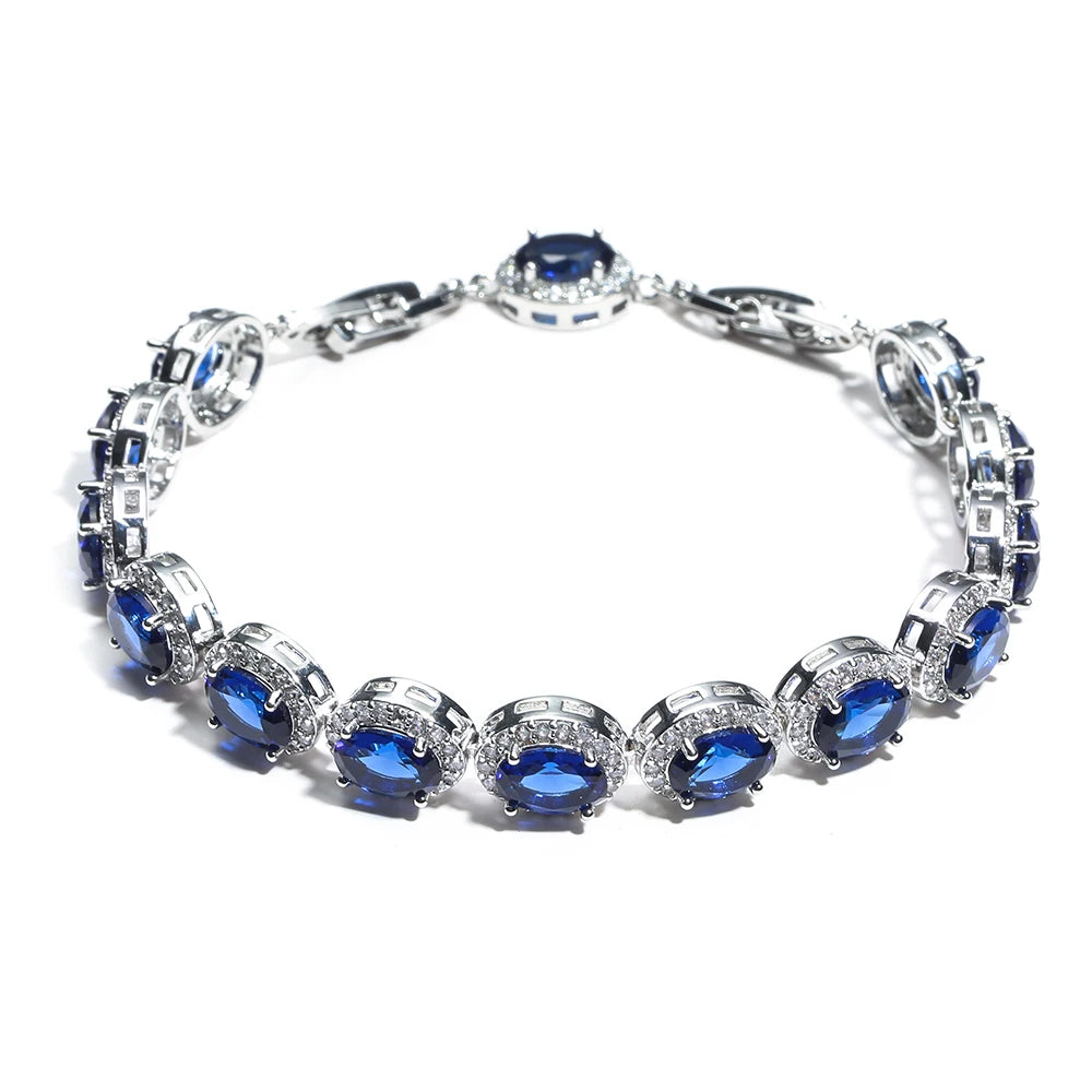 Charming Zirconia Bracelet Multicolors Choice Women Noble Jewelry