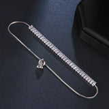 Rectangle Zirconia Bracelet for Women Adjustable Fancy Gift