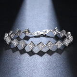 Classic Cubic Zircon Bracelet for Parties