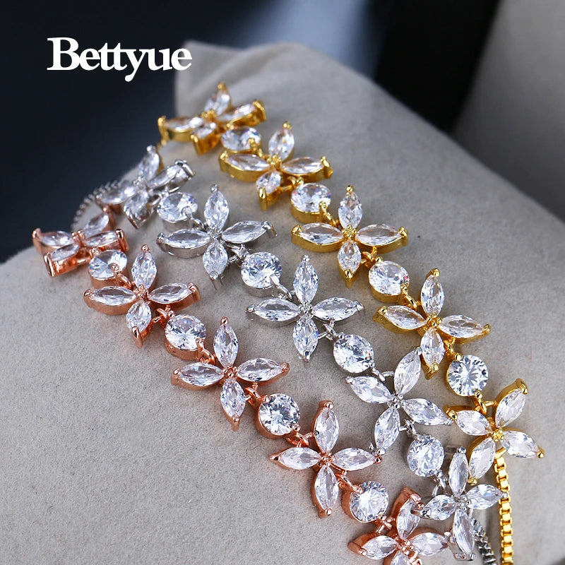 Delicate Arrival Bracelet Adjustable Size CZ Jewelry