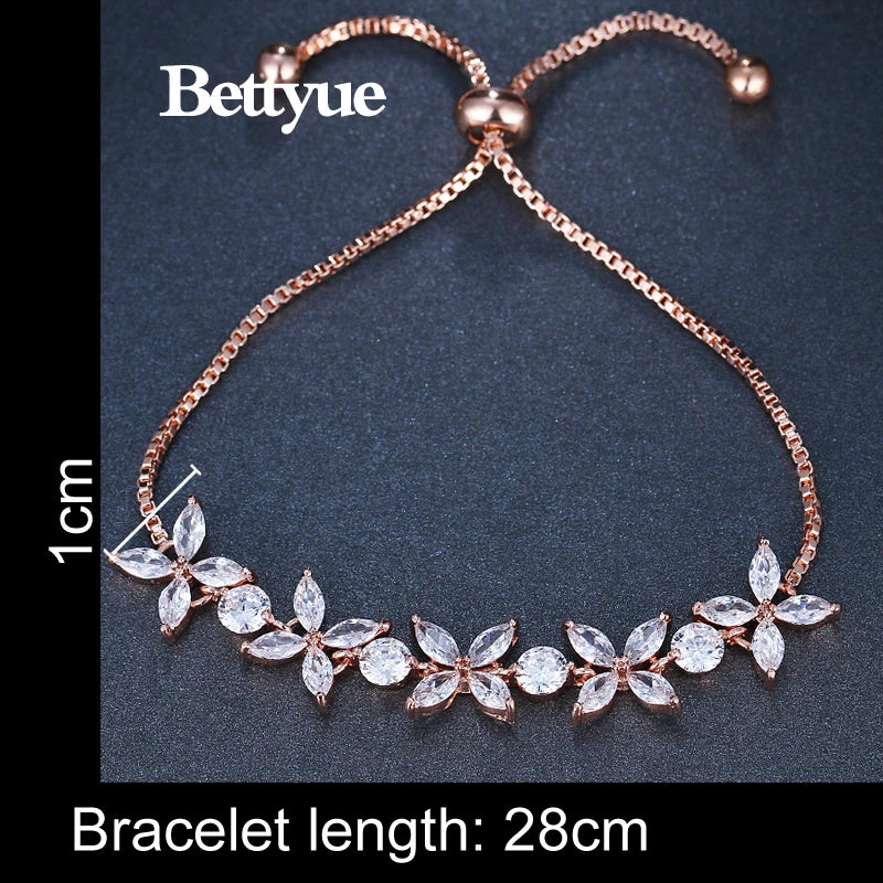 Delicate Arrival Bracelet Adjustable Size CZ Jewelry