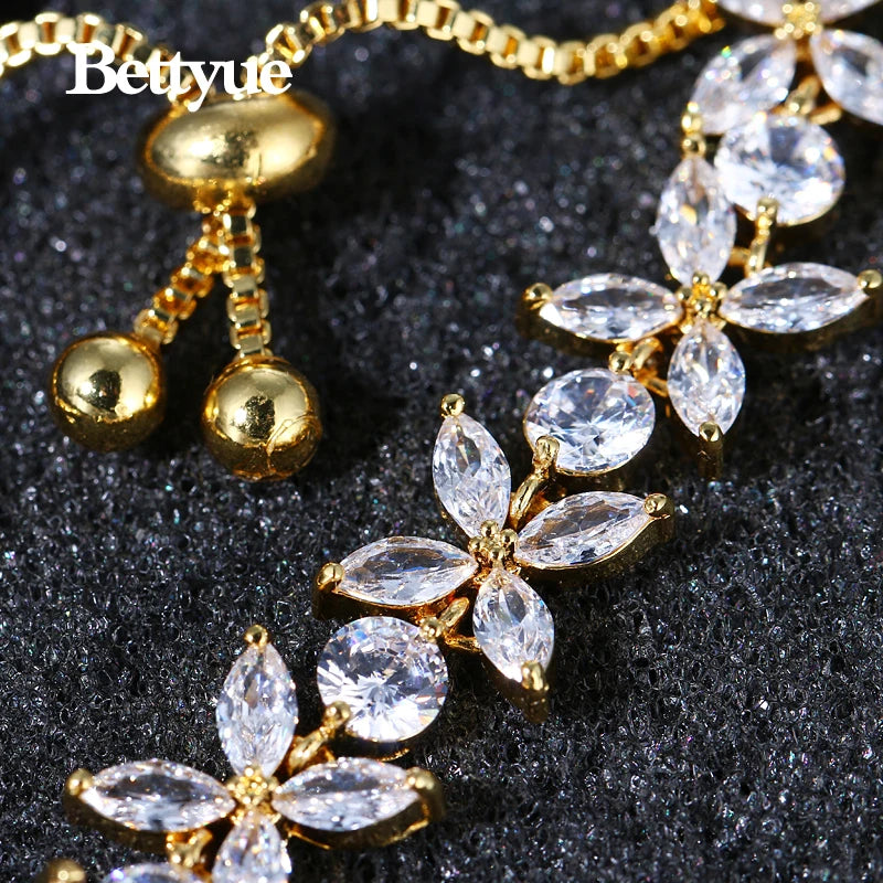Delicate Arrival Bracelet Adjustable Size CZ Jewelry