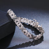 Charming Zirconia Bracelet Dress-Up With Heart Shape Design