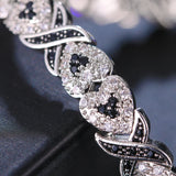 Charming Zirconia Bracelet Dress-Up With Heart Shape Design