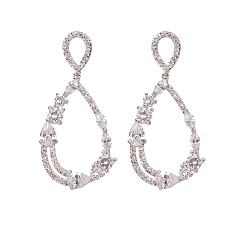 Arrival Classic Waterdrop Earring Female Party Decoration Hollow Out Style