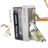 Cylindrical Bookshelf Bookend Mirror Silicone Mold