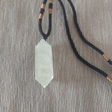 Unique Bi-Finished Quartz Lemon Pendant