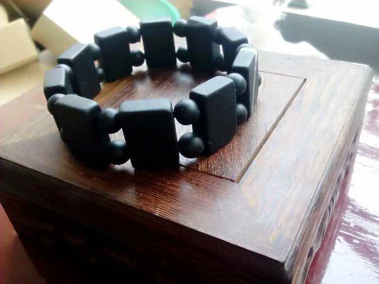 Bian-stone Hand String Natural Health Care Bracelet