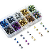 Austrian Crystal Glass Beads 500pcs DIY Kit Set Box