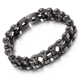 Men's Bicycle Chain Bracelet Titanium Steel