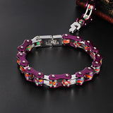 Bike Chain Men Bracelet Titanium Steel Jewelry