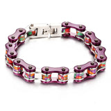Bike Chain Men Bracelet Titanium Steel Jewelry