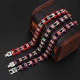 Bike Chain Men Bracelet Titanium Steel Jewelry
