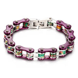 Bike Chain Men Bracelet Titanium Steel Jewelry