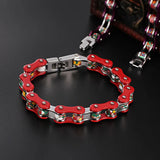 Bike Chain Men Bracelet Titanium Steel Jewelry