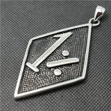 Big 1% Biker Pendant Stainless Steel Jewelry Band Party