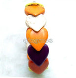 20mm Heart Shape Multicolor Stone Bracelet - BRA263
