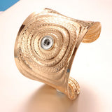 Big Exaggerated Flowers Arm Cuff Bangle For Women