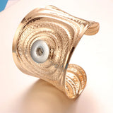 Big Exaggerated Flowers Arm Cuff Bangle For Women
