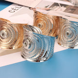 Big Exaggerated Flowers Arm Cuff Bangle For Women