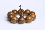 25mm Green Sandalwood Beads Buddhist Amulet Bracelet