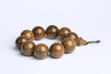 25mm Green Sandalwood Beads Buddhist Amulet Bracelet