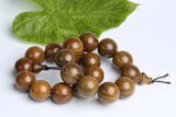 25mm Green Sandalwood Beads Buddhist Amulet Bracelet