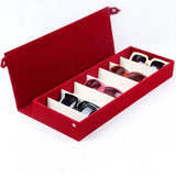 8 Slot Glasses Case Storage Display Holder Organizer
