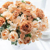 Large Silk Rose for Home DIY Craft Decoration Wedding Bouquet