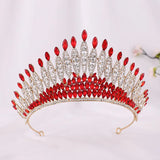 Baroque Crystal Wedding Crown for Brides Hair Accessories