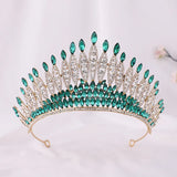 Baroque Crystal Wedding Crown for Brides Hair Accessories