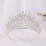 Baroque Crystal Wedding Crown for Brides Hair Accessories