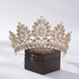 Baroque Crystal Tiaras Wedding Crown for Brides