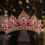 Baroque Crystal Tiaras Wedding Crown for Brides