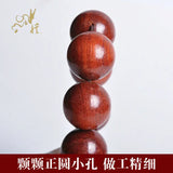 Blood Sandalwood Beads Water Ripple Amulet Bracelet