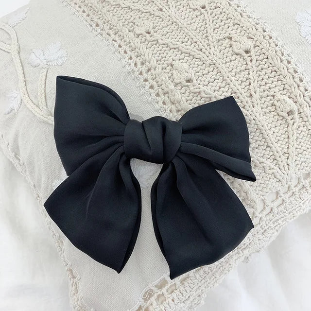 Big Bows Barrette Headband Elastic Hair Bands Hair Clip Accessories
