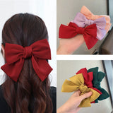 Big Bows Barrette Headband Elastic Hair Bands Hair Clip Hairpins