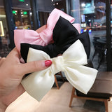 Big Bows Barrette Headband Elastic Hair Bands Hair Clip Hairpins
