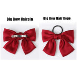 Big Bows Barrette Headband Elastic Hair Bands Hair Clip Accessories