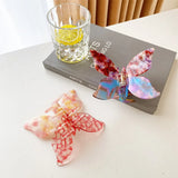 Acetic Acid Shark Clip Girly Ponytail Claw Hair Accessories